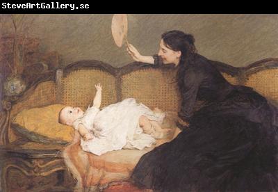Alma-Tadema, Sir Lawrence William Quiller Orchardson,Master Baby (mk23)